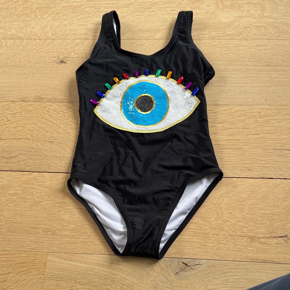 Lola + The Boys Black and White Swimsuit